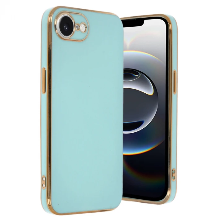 ieg™  iPhone 16E Kılıf Volet Silikon - Açık Yeşil