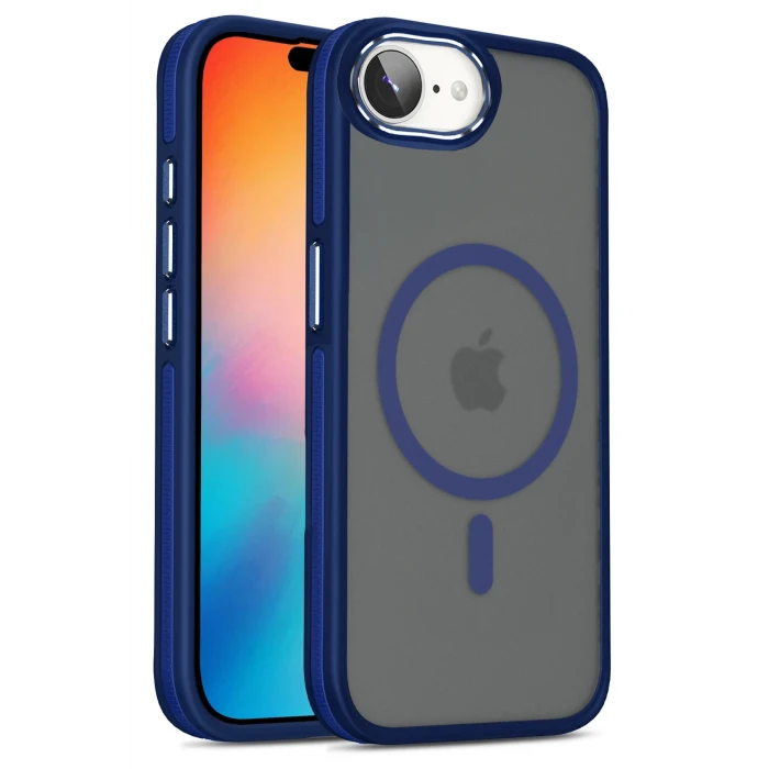 ieg™  iPhone 16E Winner Magsafe Kapak - Lacivert