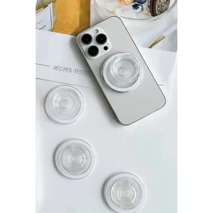 ieg™  Kickstand Simli Magsafe Stand - Siyah