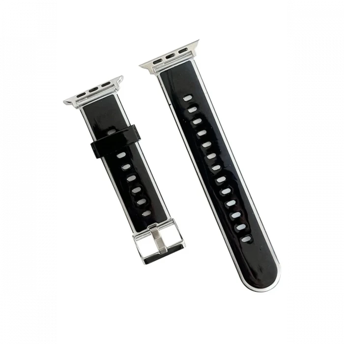 ieg™ Movenchy Watch 45mm Jelly Silikon Kordon - Siyah