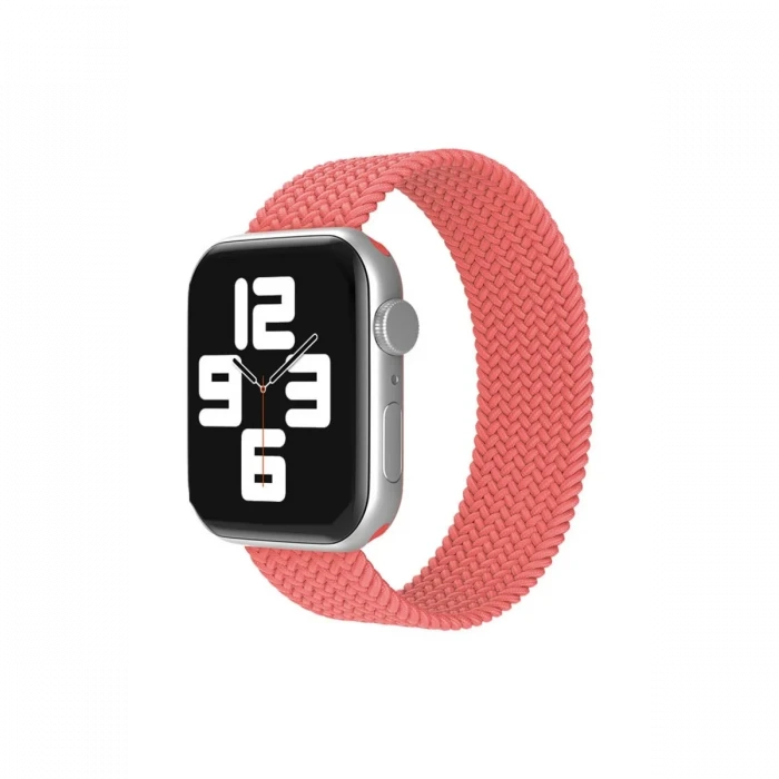 ieg™  Apple Watch 42mm Ayarlı Solo Silikon Kordon - Pembe