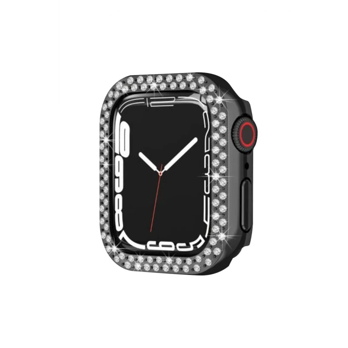 ieg™  Apple Watch 42mm Taşlı Kasa - Siyah