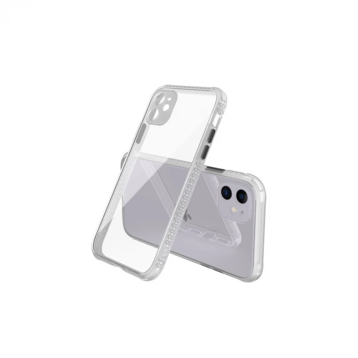 ieg™  iPhone 12 Kılıf Miami Şeffaf Silikon - Şeffaf