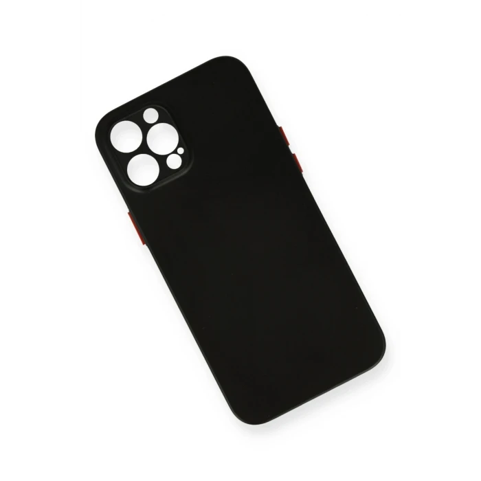 ieg™  iPhone 12 Pro Max Kılıf PP Ultra İnce Kapak - Siyah