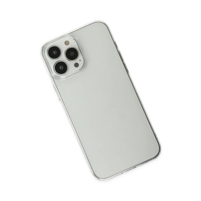 ieg™  iPhone 13 Pro Max Kılıf Pc Sert Şeffaf Kapak - Şeffaf
