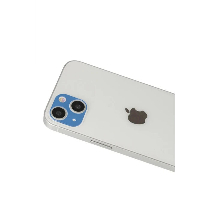 ieg™  iPhone 13 Rainbow Kamera Lens Koruma Cam - Mavi