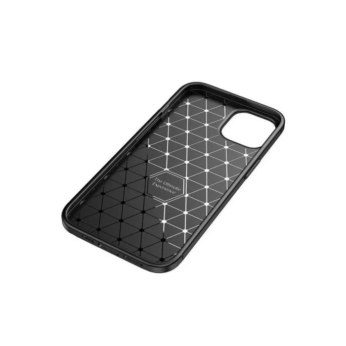 ieg™  iPhone 14 Kılıf Auto Focus Karbon Kapak - Siyah