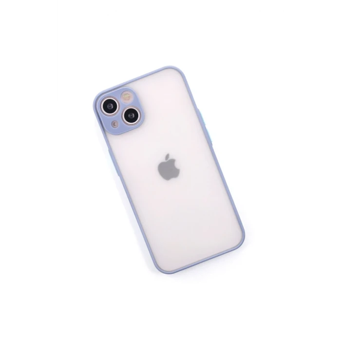 ieg™  iPhone 14 Kılıf Montreal Silikon Kapak - Gri