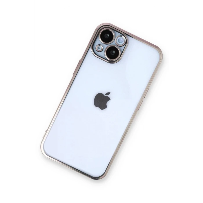 ieg™  iPhone 14 Kılıf Razer Lensli Silikon - Gold