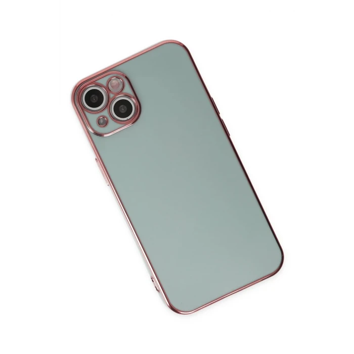 ieg™  iPhone 14 Kılıf Volet Silikon - Açık Yeşil