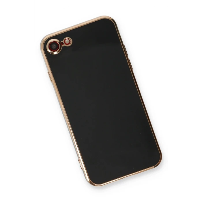 ieg™  iPhone 7 Kılıf Volet Silikon - Siyah