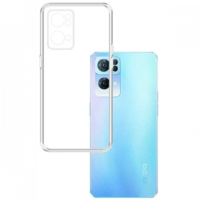 ieg™  Oppo Reno 7 Lite Kılıf Lüx Şeffaf Silikon