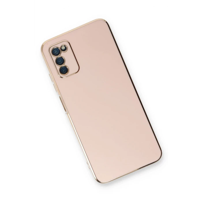 ieg™  Samsung Galaxy A03S Kılıf Volet Silikon - Pembe