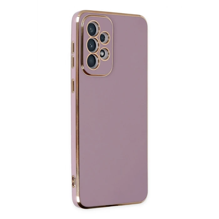 ieg™  Samsung Galaxy A73 5G Kılıf Volet Silikon - Mor