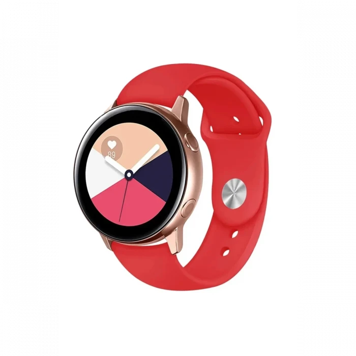 ieg™  Watch 20mm Klasik Kordon - Kırmızı