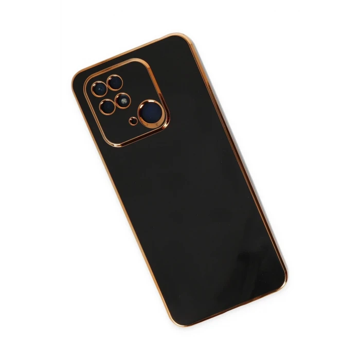 ieg™  Xiaomi Redmi 10C Kılıf Volet Silikon - Siyah