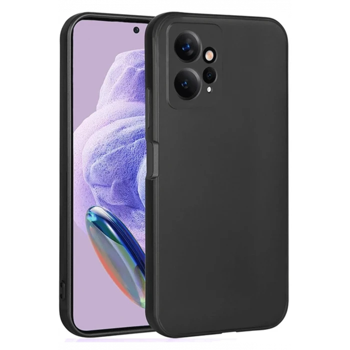 ieg™  Xiaomi Redmi Note 12 4G Kılıf First Silikon - Siyah