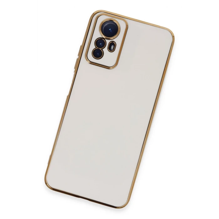 ieg™  Xiaomi Redmi Note 12S Kılıf Volet Silikon - Beyaz