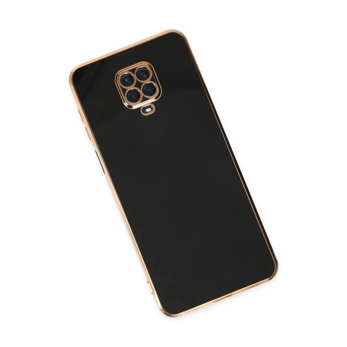 ieg™  Xiaomi Redmi Note 9 Pro Kılıf Volet Silikon - Siyah