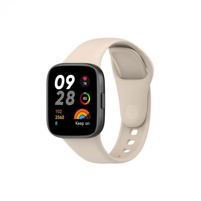 ieg™  Xiaomi Redmi Watch 3 Klasik Kordon - Bej