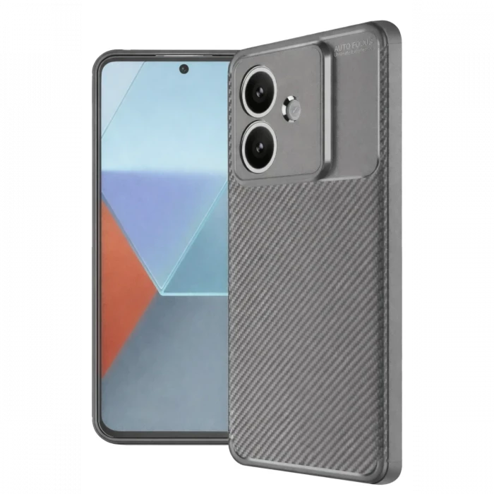 ieg™  Oppo A3 Kılıf Auto Focus Karbon Kapak - Gri