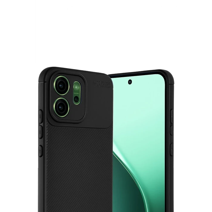 ieg™  Oppo Reno 14 Auto Focus Karbon Kapak - Siyah