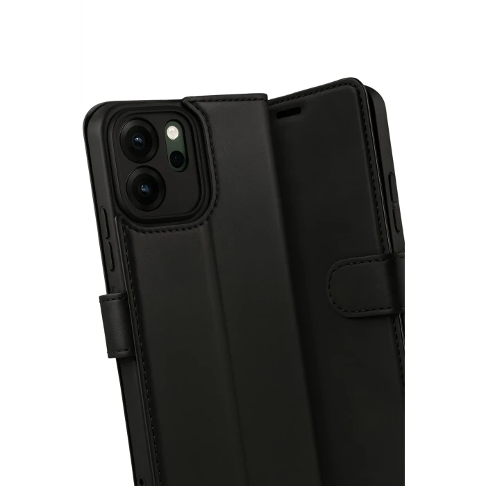 ieg™  Oppo Reno 14F Trend S Plus Kapaklı Kılıf - Siyah