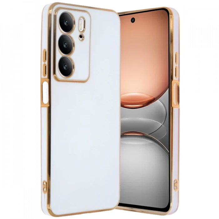 ieg™  Realme C75 4G Kılıf Volet Silikon - Beyaz