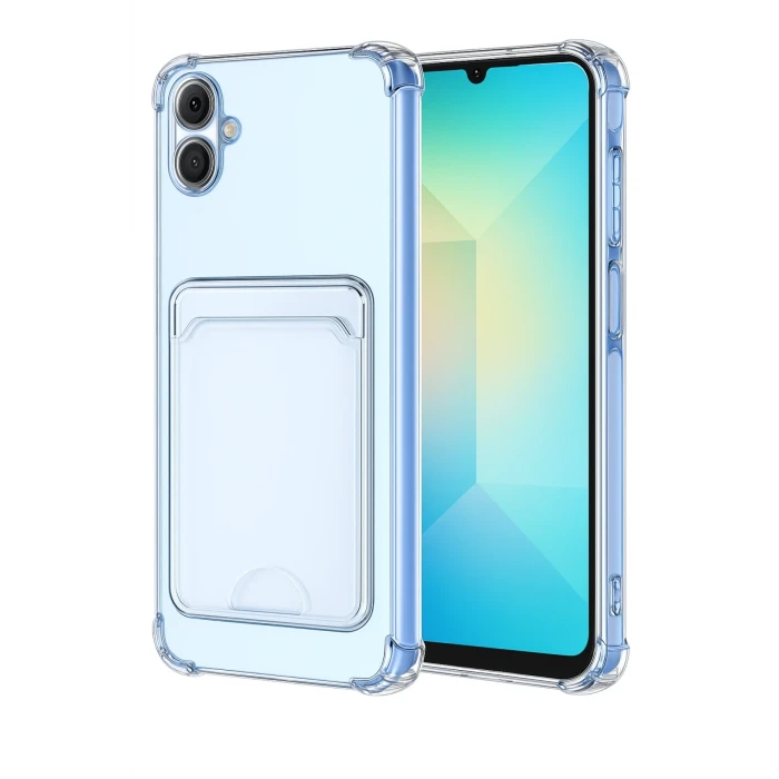 ieg™  Samsung Galaxy A07 4G Kart Şeffaf Silikon - Şeffaf