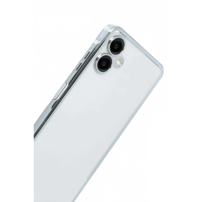 ieg™  Samsung Galaxy A07 4G Razer Lensli Silikon - Gümüş