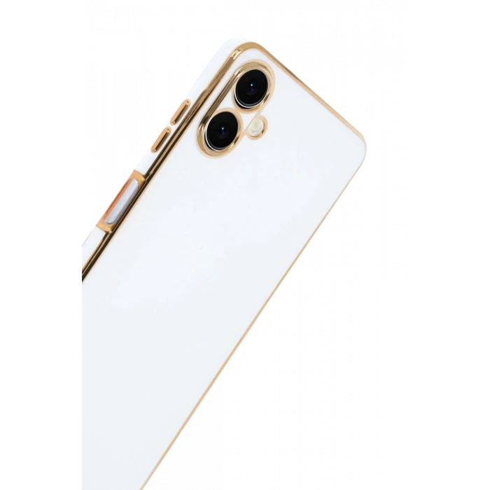 ieg™  Samsung Galaxy A07 4G Volet Silikon - Beyaz