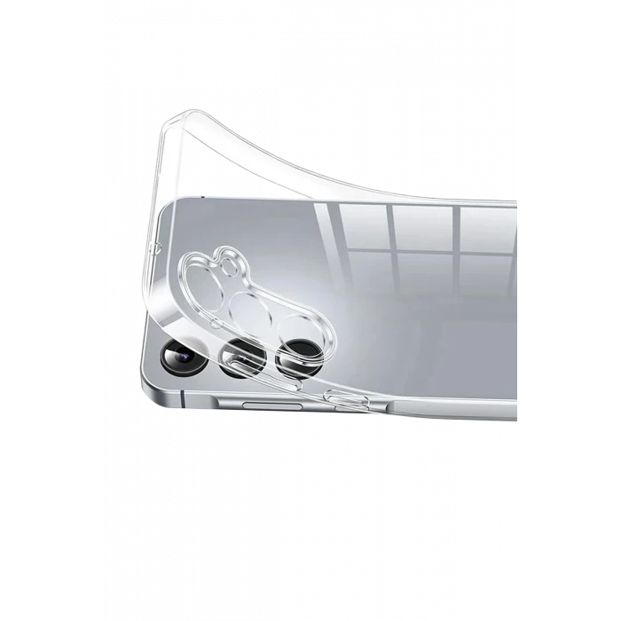 ieg™  Samsung Galaxy A57 5G Lüx Şeffaf Silikon - Şeffaf