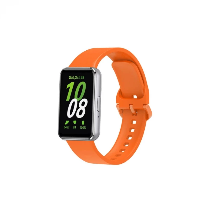 ieg™  Samsung Galaxy Fit 3 Klasik Kordon - Turuncu