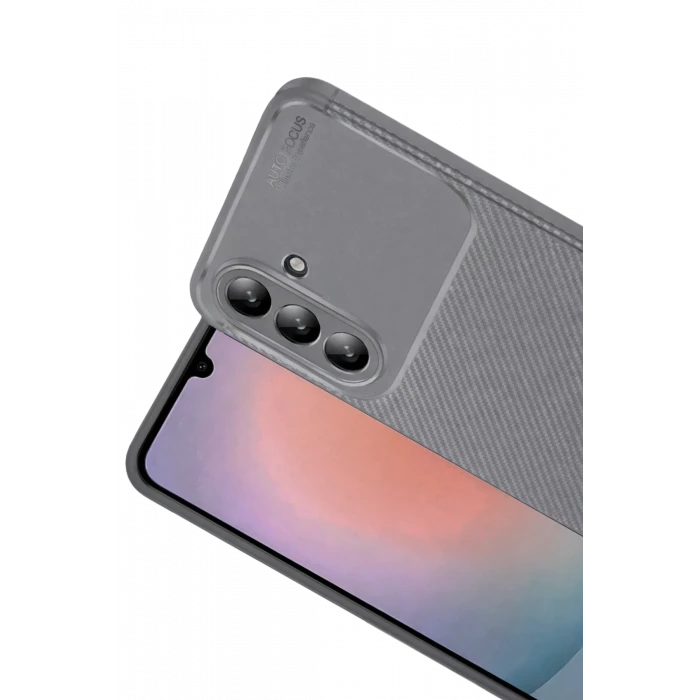 ieg™  Samsung Galaxy S26 Plus Auto Focus Karbon Kapak - Gri