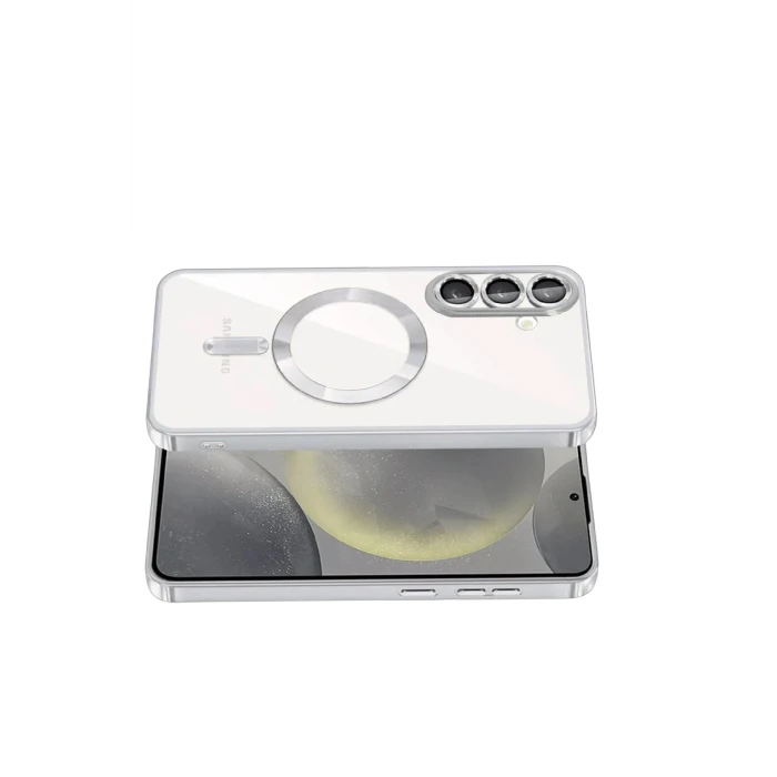 ieg™  Samsung Galaxy S26 Plus Kross Magneticsafe Kapak - Gümüş