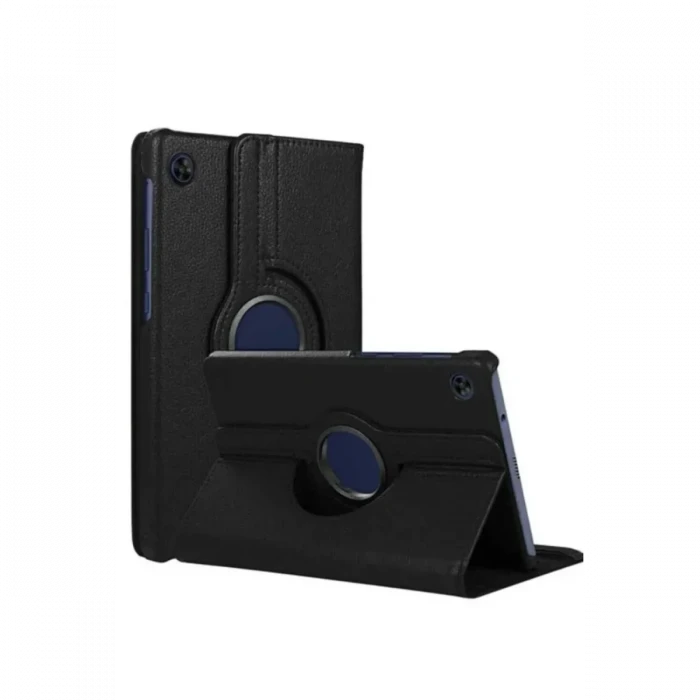 ieg™  Samsung Galaxy Tab A11 360 Tablet Deri Kılıf - Siyah