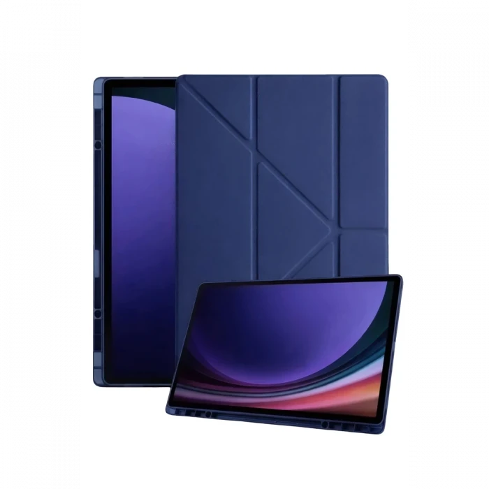 ieg™  Samsung Galaxy Tab A11 Plus Kalemlikli Mars Tablet Kılıfı - Lacivert