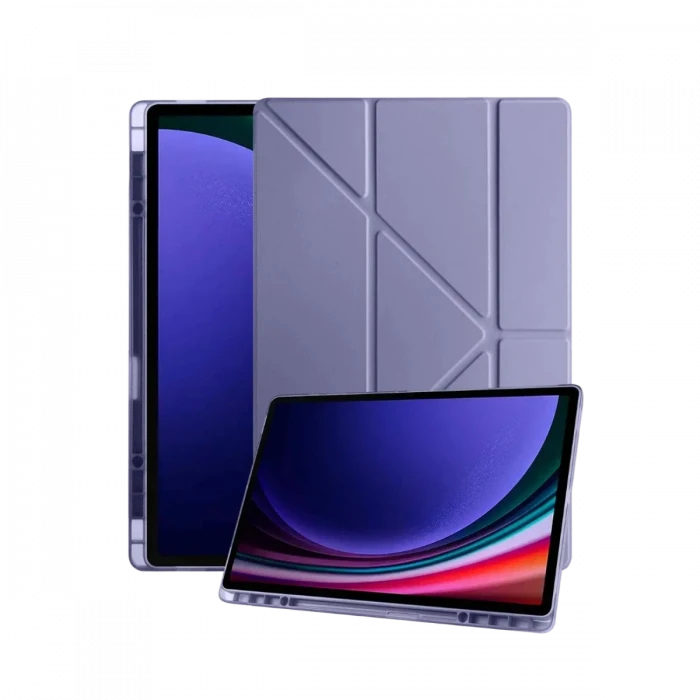 ieg™  Samsung Galaxy Tab A11 Plus Kalemlikli Mars Tablet Kılıfı - Lavender