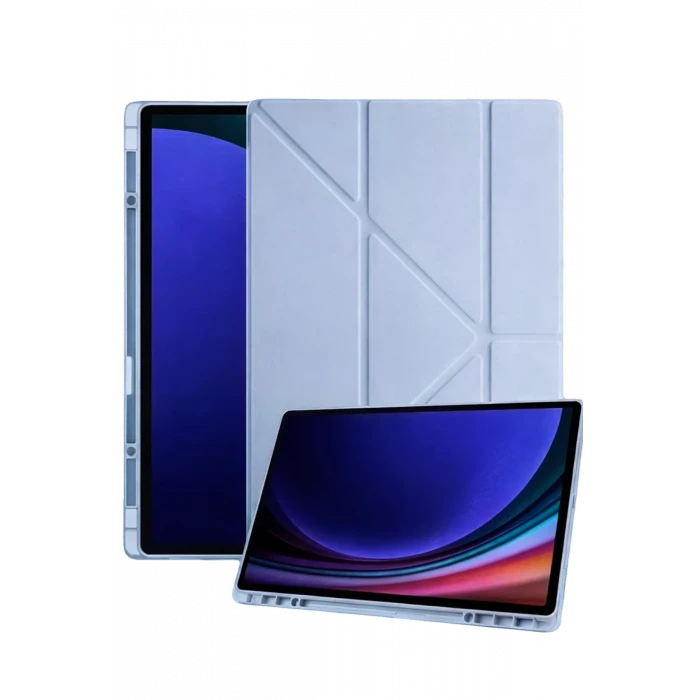 ieg™  Samsung Galaxy Tab A11 Plus Kalemlikli Mars Tablet Kılıfı - Mavi
