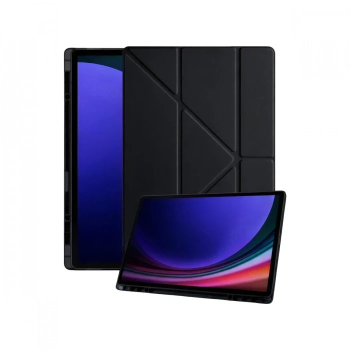 ieg™  Samsung Galaxy Tab A11 Plus Kalemlikli Mars Tablet Kılıfı - Siyah