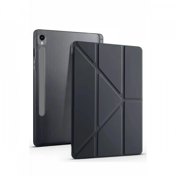 ieg™  Samsung Galaxy Tab S10 FE Plus 13.1 Kalemlikli Mars Tablet Kılıfı - Siyah