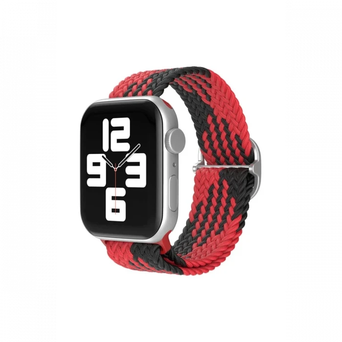 ieg™  Watch 20mm Star Kordon - Kırmızı-Siyah