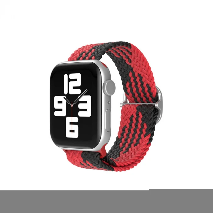 ieg™  Watch 20mm Star Kordon - Kırmızı-Siyah