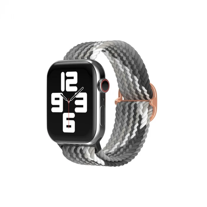 ieg™  Watch 22mm Star Kordon - Gri-Siyah