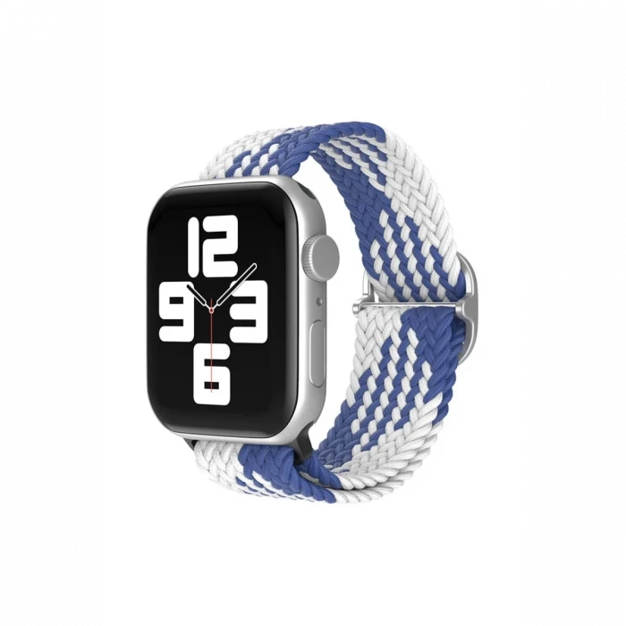 ieg™  Watch 22mm Star Kordon - Mavi-Beyaz