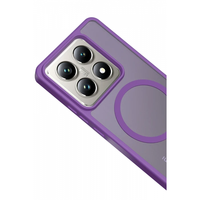 ieg™  Xiaomi Mi 14T Pro Jota Magsafe Kapak - Derin Mor