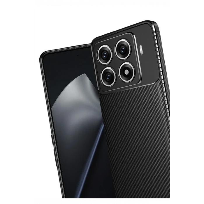 ieg™  Xiaomi Mi 15T Pro Auto Focus Karbon Kapak - Siyah