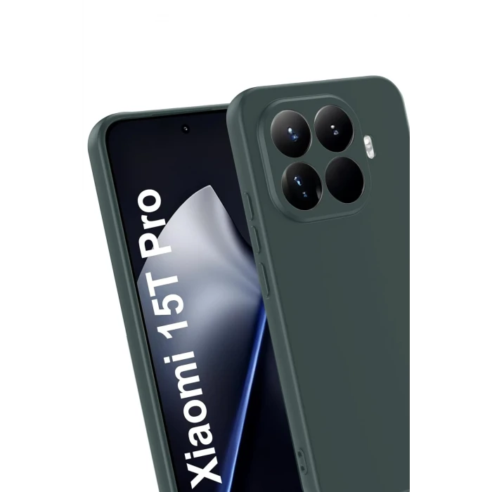ieg™  Xiaomi Mi 15T Pro First Silikon - Koyu Yeşil