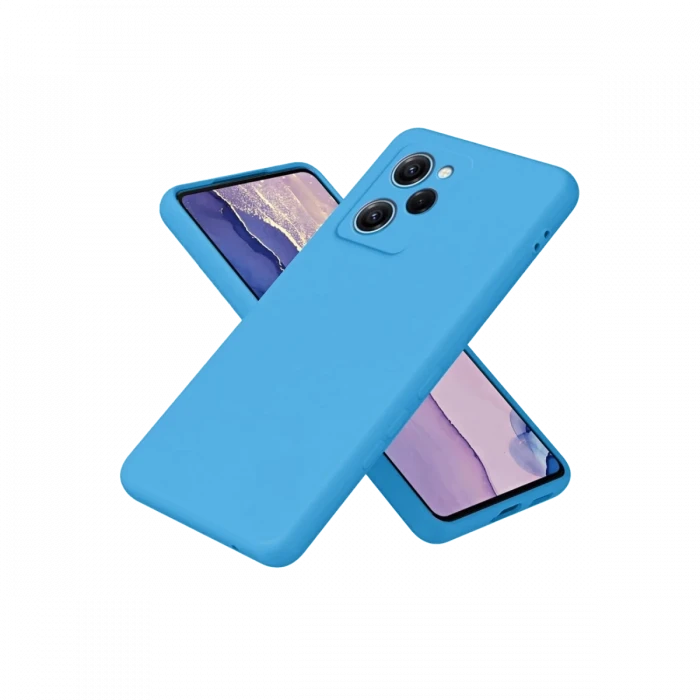 ieg™  Xiaomi Poco X5 Pro 5G Nano içi Kadife Silikon - Mavi