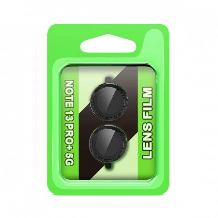 ieg™  Xiaomi Redmi Note 13 Pro Plus Raze Metal Kamera Lens - Siyah